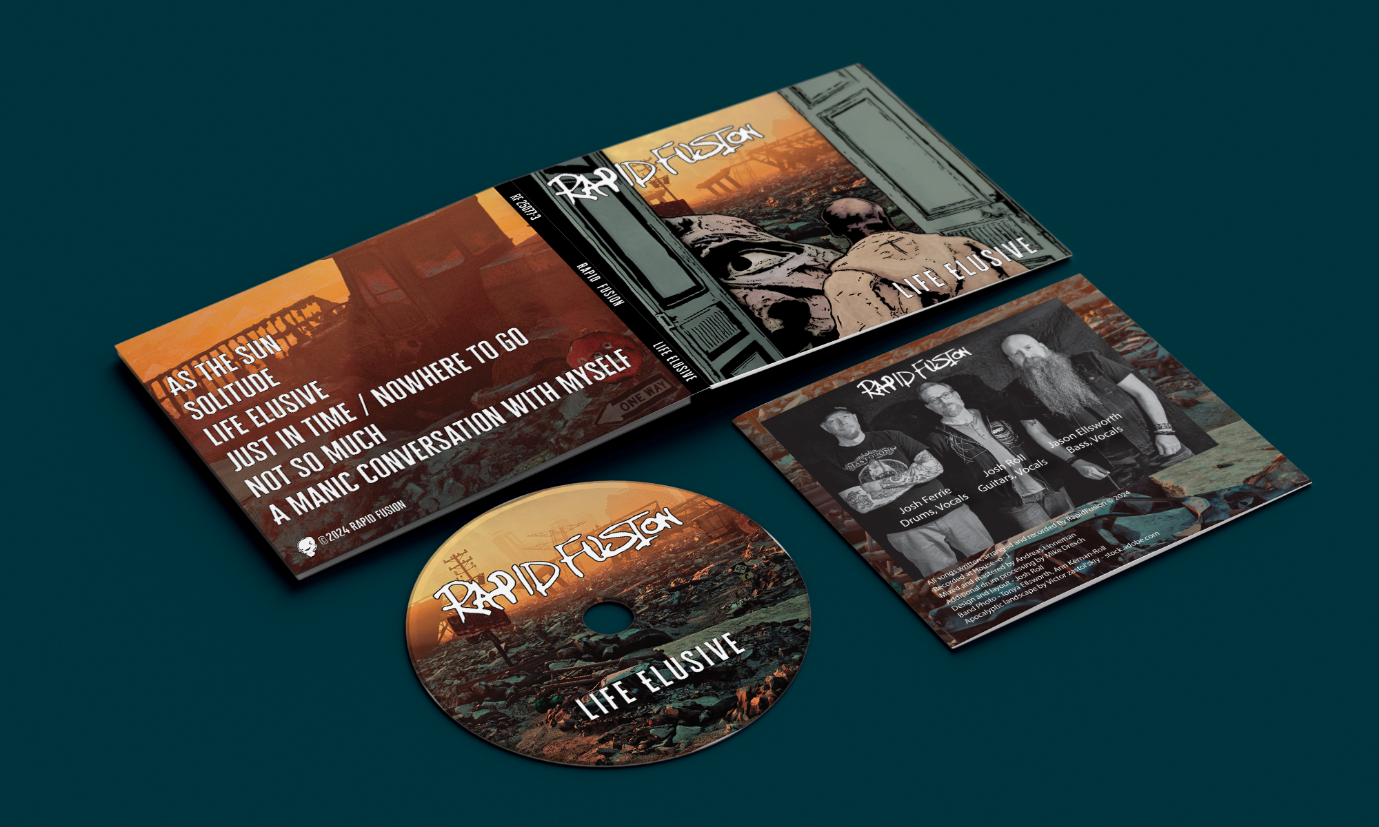 Physical digipack CD design