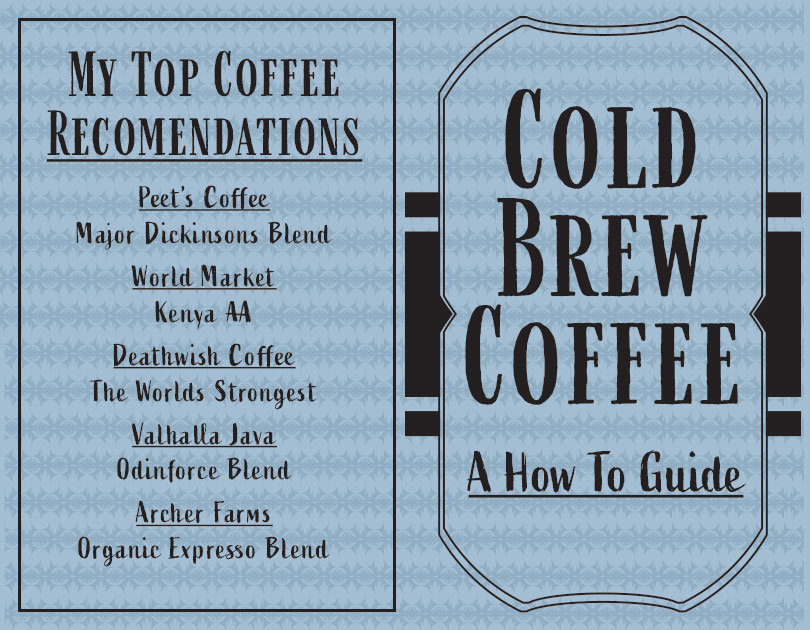 how to make cold brrew coffee